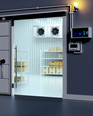 Refrigeration chamber for food storage..
