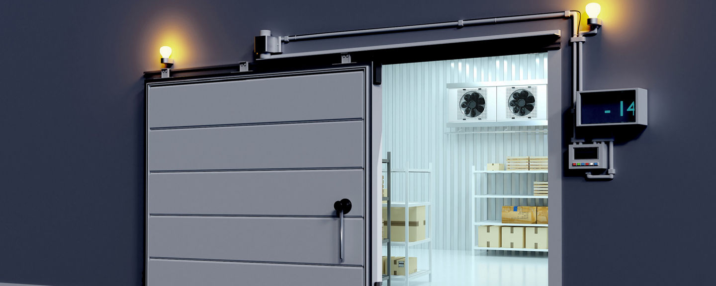 Refrigeration chamber for food storage..