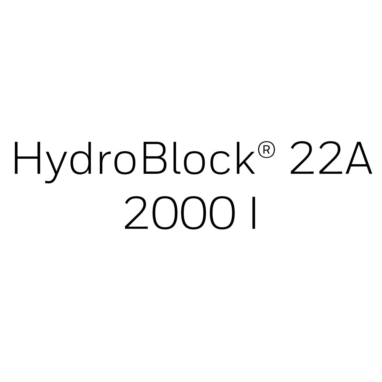 HydroBlock 22A 2000 I