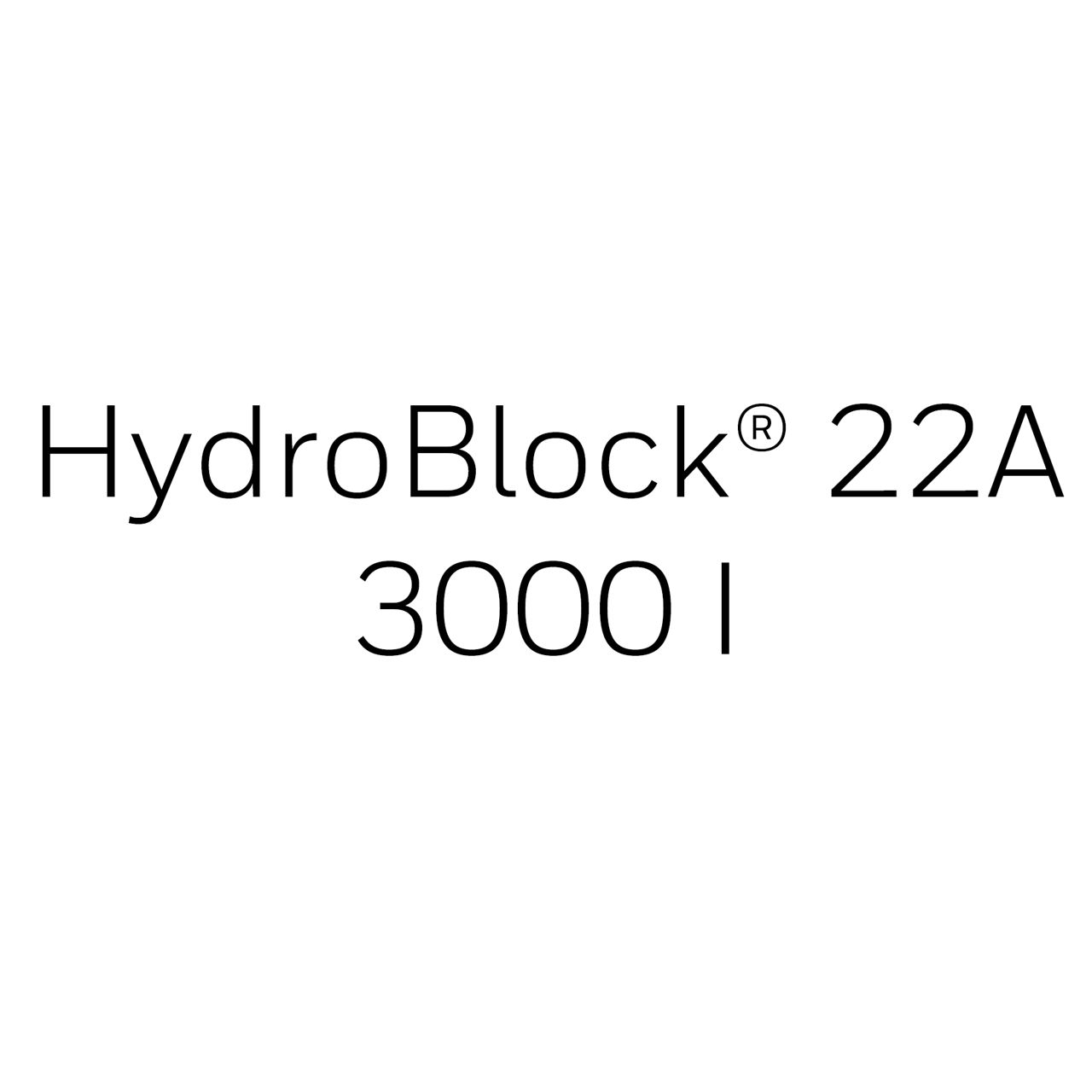 HydroBlock 22A 3000 I