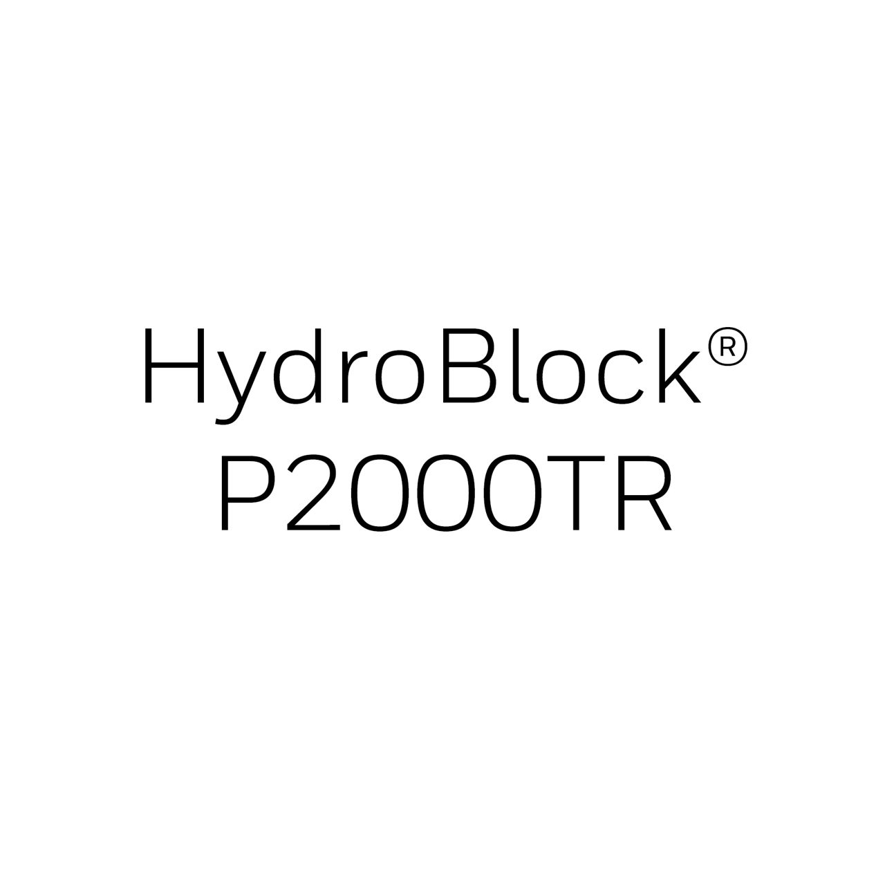 HydroBlock P2000TR